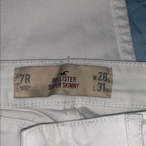 Low Rise Super Skinny Jeans